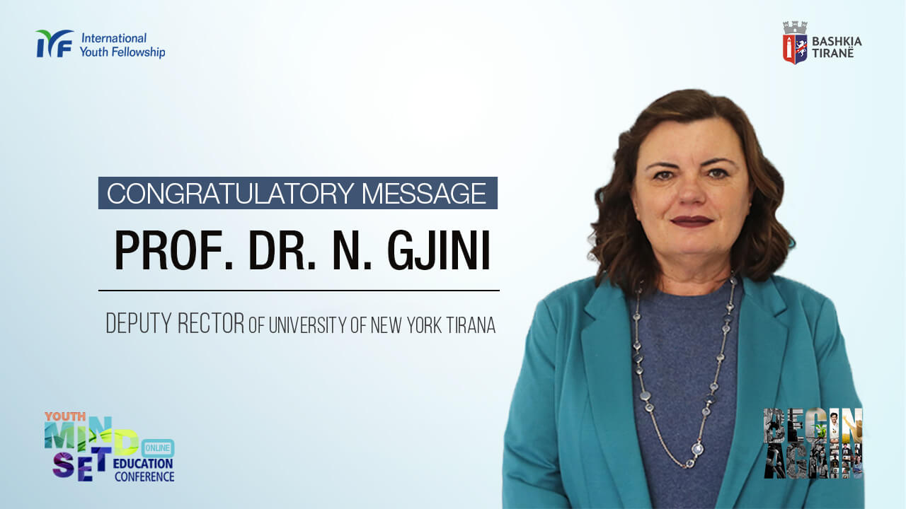 International Youth Fellowship – A Congratulatory Message from Prof. Dr. N. Gjini